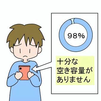 スマホのデータ容量が足りず悩む人